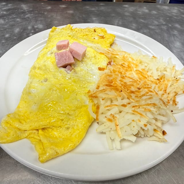 # 7 Ham & Cheese Omelet.