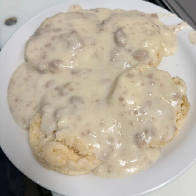 # 10 Biscuits and Gravy.
