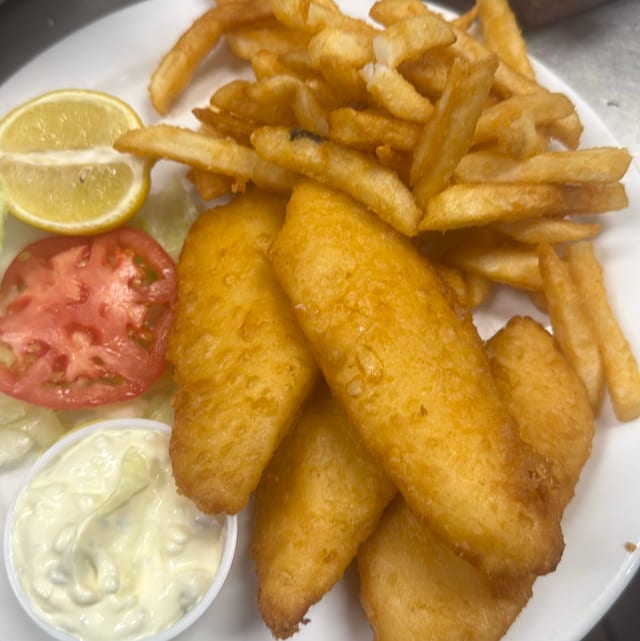 Tavern Battered Halibut.