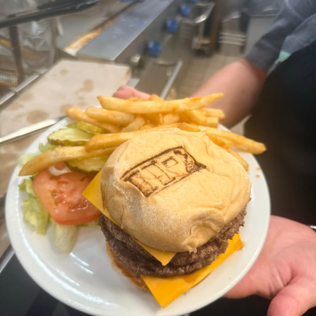 The Pope Burger.