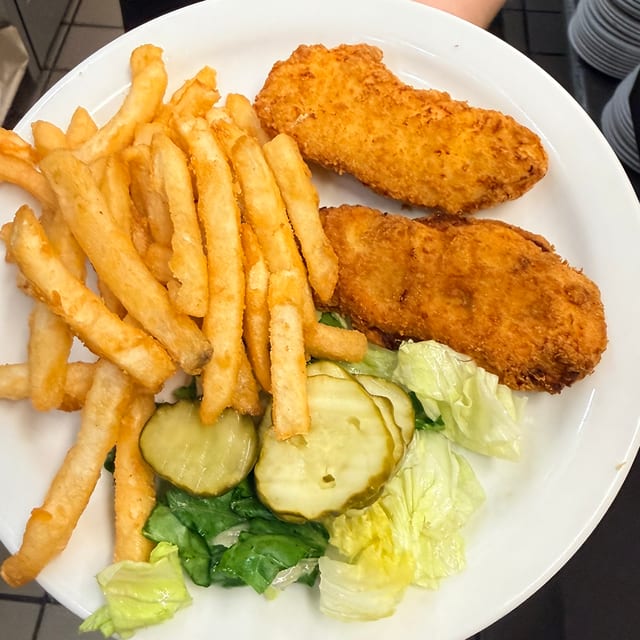 Kid's Korbet's Chicken Strips.