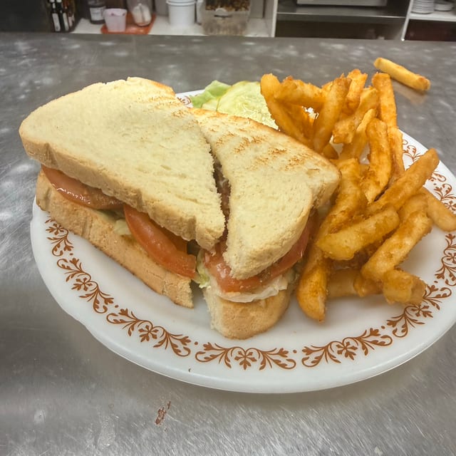 Bacon, Lettuce & Tomato Sandwich.