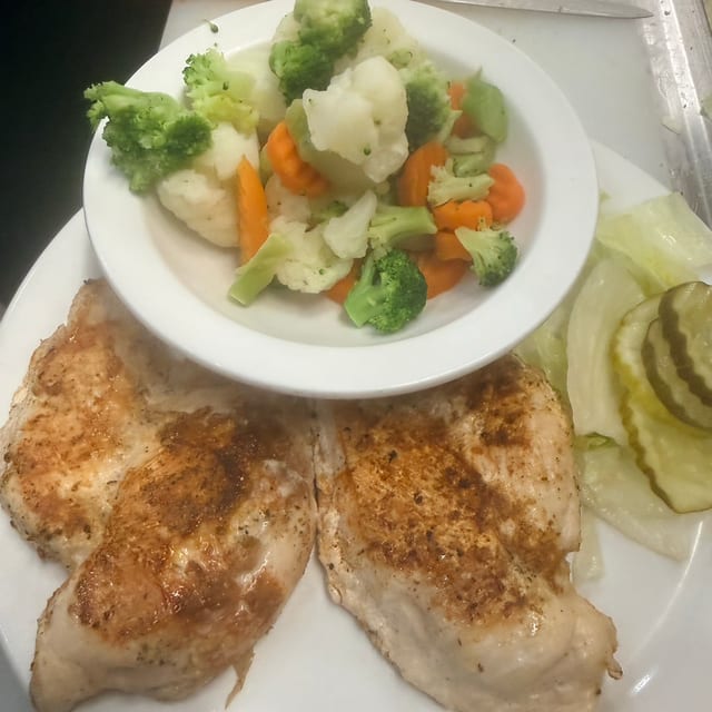 Grilled Chicken Breasts.