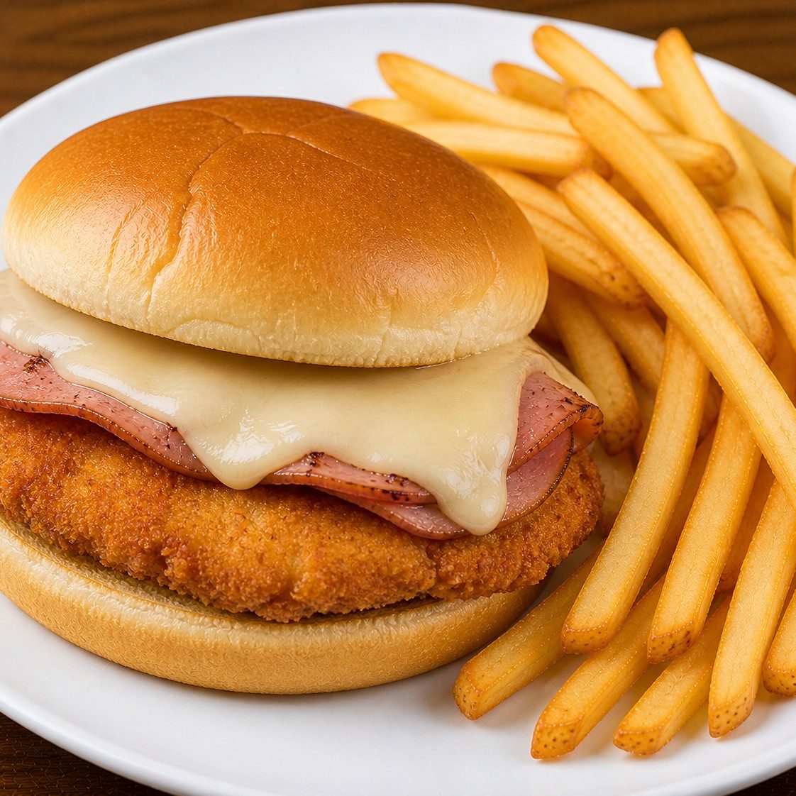 Chicken Cordon Bleu Sandwich.