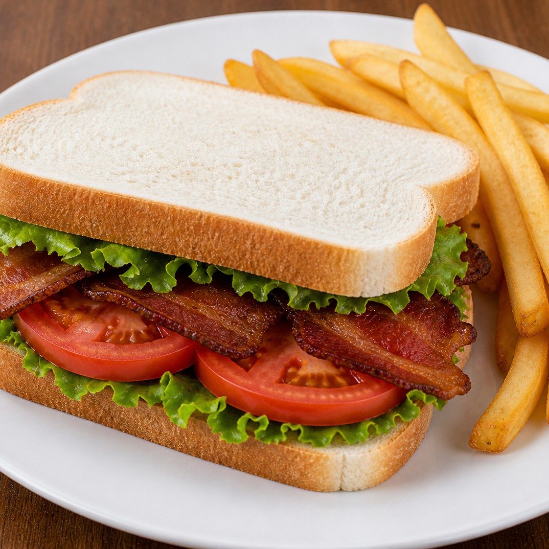 Bacon, Lettuce & Tomato Sandwich.